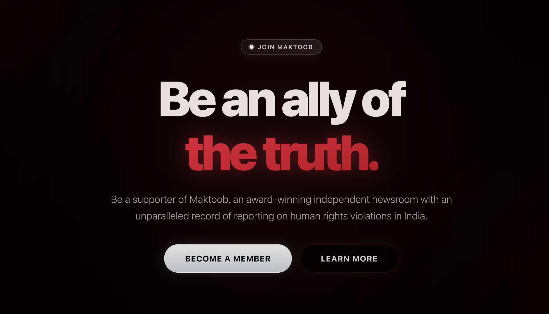 Maktoob Media membership portal showing subscription tiers and community access